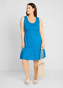 Jerseyklänning av ren bomull, bonprix