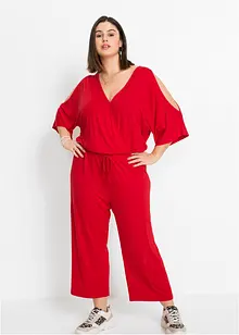 Jerseyjumpsuit i följsam viskos, bonprix