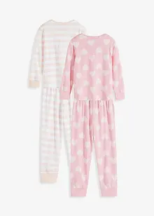 Pyjamas med ekologisk bomull (Set i 4 delar), bonprix