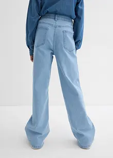 Wide Leg Jeans med medelhög midja, bonprix