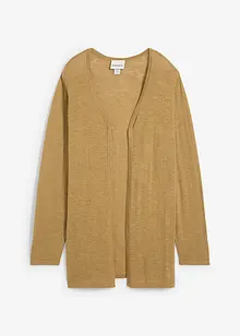 Cardigan i slubgarn av bomull, bonprix