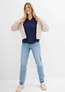 Blus av mjuk viskos, bonprix