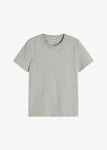 Topp med stickad mudd och glittrande garn, bonprix