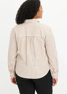 Skjortblus med ränder, bonprix