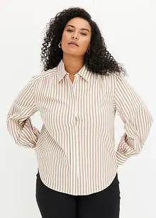 Skjortblus med ränder, bonprix