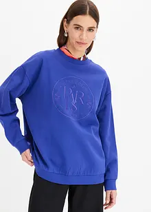 Sweatshirt med broderi, bonprix