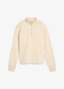 Sweatshirt med ståkrage och långa ärmar, bonprix