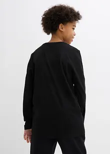 Långärmad T-shirt i ren ekologisk bomull för barn, bonprix