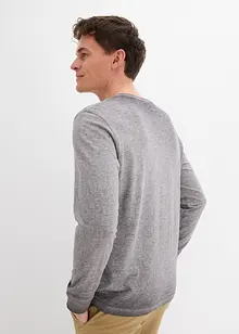 Långärmad T-shirt i ekologisk bomull (2-pack), bonprix