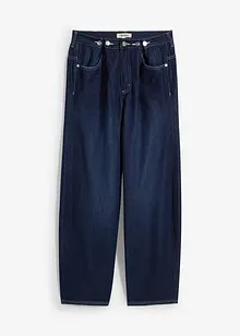 Balloon Jeans Mid Waist, med knappar, bonprix