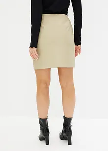 Kjol i skinnimitation, bonprix