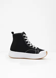 Sneakers med höga skaft och platåsula, bonprix