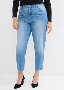 Mom Jeans High Waist, cropped, bonprix