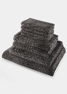Handduk med leopardmönster, bonprix
