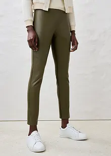 Skinnleggings i lammnappa med resårinfällning, bonprix