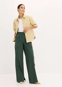 Skjortjacka med kort ärm, bonprix