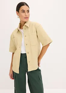 Skjortjacka med kort ärm, bonprix