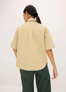 Skjortjacka med kort ärm, bonprix