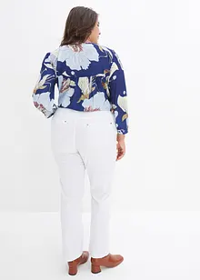 Stretchig bengalinbyxa med bekväm midja och raka ben, bonprix