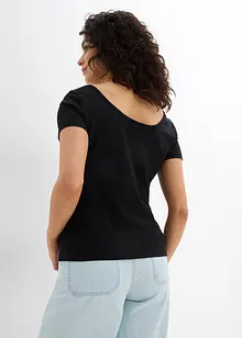 T-shirt med djupt ringad rygg, bonprix