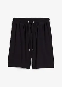 Jerseybermudas av viskos med mjukt fall, bonprix