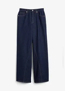 Jeans med vida ben, High Waist, bonprix