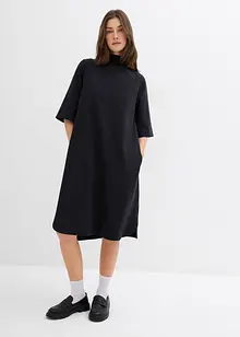 Jerseyklänning  med ekologisk bomull och stretch, bonprix