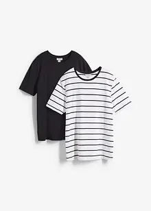 T-shirt i ekologisk bomull (2-pack), bonprix