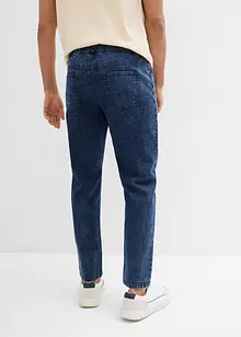 Tunna dra på-jeans i ledig modell, raka ben, bonprix