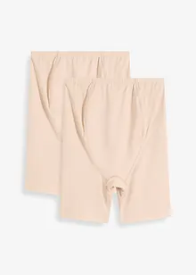Mammacykelbyxa med anti-skav-effekt och svalkande polyamid (2-pack), bonprix