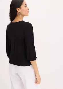 Topp med spets och omlottlook, bonprix