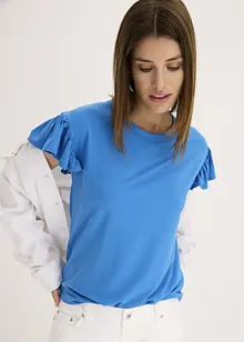 Topp med volangärmar, bonprix