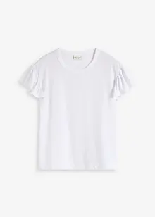 Topp med volangärmar, bonprix