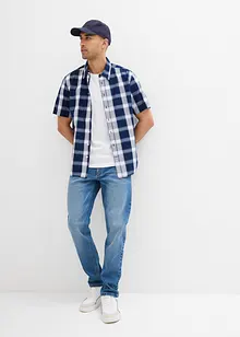 T-shirt i ren ekologisk bomull (2-pack), Slim Fit, bonprix