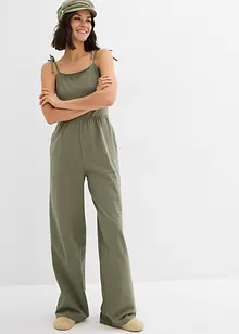 Jerseyjumpsuit med smala axelband, bonprix