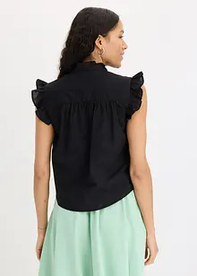 Tunn ärmlös blus, bonprix