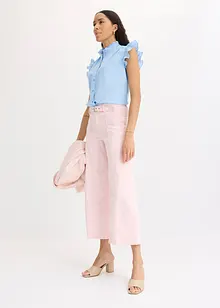 Tunn ärmlös blus, bonprix