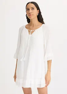 Klänning i bohostil med broderi, bonprix