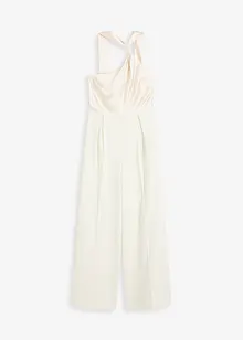 Jumpsuit med satin, bonprix