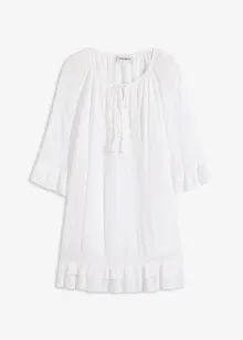 Klänning i bohostil med broderi, bonprix