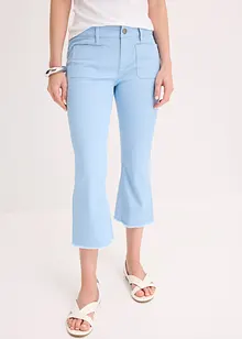 Capribyxa av bomull med stretch, bonprix