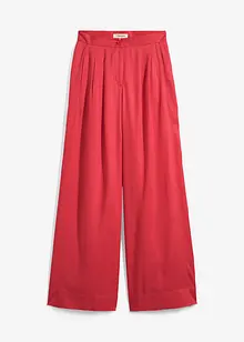 Byxa med gubbveck, av lyocell med mjukt fall, bonprix