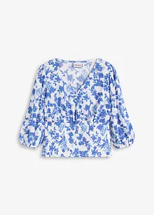 Smockad topp, bonprix