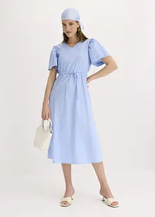 Mellanlång klänning med vida ärmar, bonprix