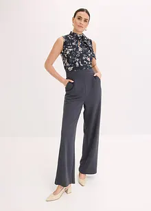Jumpsuit med chiffong, bonprix