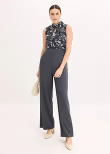 Jumpsuit med chiffong, bonprix