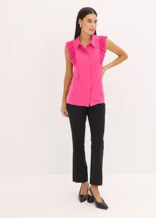 Blustopp med volanger, bonprix