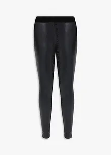 Glansiga leggings med hög midja, bonprix