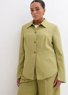 Skjortjacka med insvängd midja, bonprix