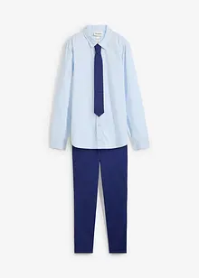 Chinos, skjorta och slips (3 delar), bonprix